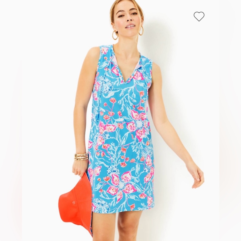Lilly Pulitzer. Reversible canvas sun hat. Multi Bahamian Rapsody. - Picture 5 of 8